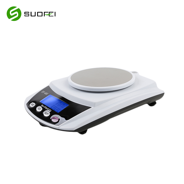 Suofei SF-460 Home Stainless Steel Food Scale Electronic Weight Digital Kitchen Scale 