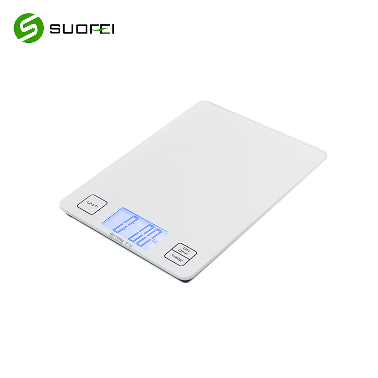 Suofei SF-660 Gray 500g 3kg Bluetooth Glass Food Diet Digital Kitchen Scale 