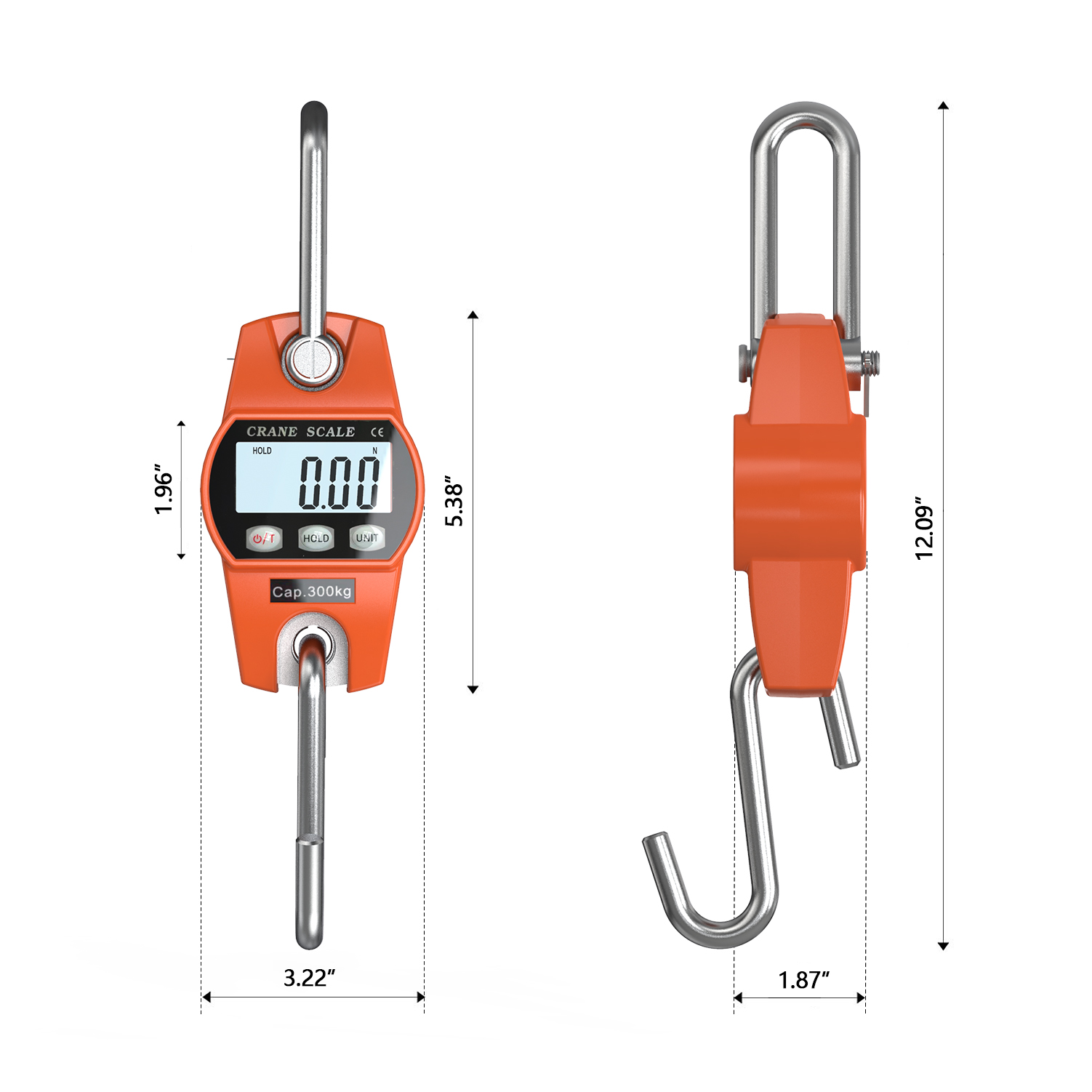 Suofei SF-916 Digital Hanging Calibration Electronic Fishing Scale Crane Weight Scale 